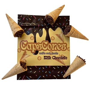 MILK CHOCOLATE CAPSCONES