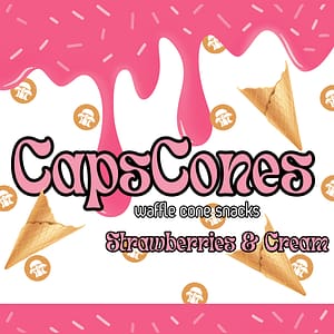 STRAWBERRIES & CREAM CAPSCONES