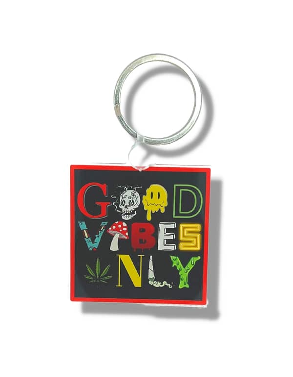 GOOD VIBES ONLY Key Chain